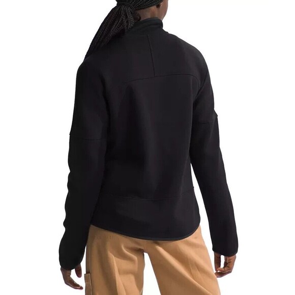 The North Face Women's Front Range Fleece Zip Top, TNF Black Heather, L - Picture 2 of 2